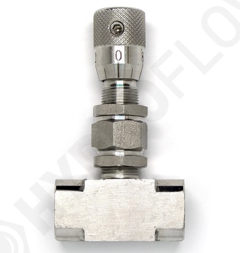 Zawór dozujący panelowy G1/2" nierdzewny ss304 mikroprecyzja 160bar