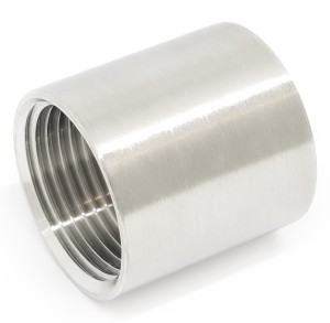 Mufa płaska gwintowana G1/2" nierdzewna ss316