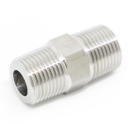 Nypel wysokociśnieniowy BSPT 1/4" 160bar SS304 nierdzewny