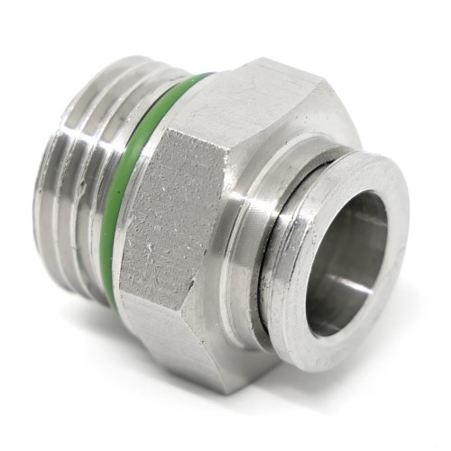 Szybkozłączka wtykowa G1/8'' 8mm nierdzewna Viton SS316