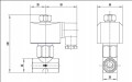 Elektrozawór wysokociśnieniowy 150bar 3/8" NC SS304 PEEK nierdzewny 24VDC