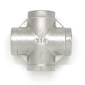 Czwornik gwintowany G 1" nierdzewny ss316