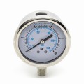 Manometr glicerynowy 0-10 bar 60mm dolny BSPT(Rt) 1/4" nierdzewny SS316