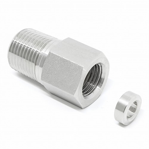 Złączka manometryczna NPT GZ 3/8" SS316 nierdzewna