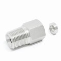 Złączka manometryczna NPT GZ 3/8" SS316 nierdzewna