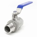 Zawór kulowy dwuczęściowy nyplowy  GWGZ  3/4" 304 nierdzewny kwasoodporny
