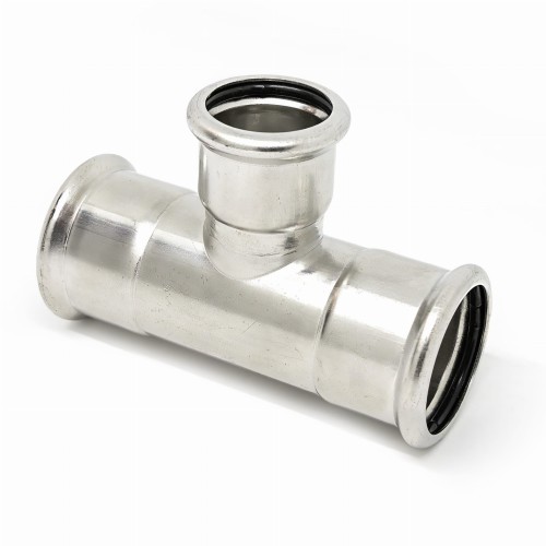 Trójnik kielichowy redukcyjny 28x18x28 SS316 HydroPress Inox nierdzewny