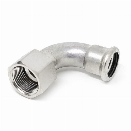 Złączka kątowa 90° GW 15x1/2" SS316 HydroPress Inox nierdzewna