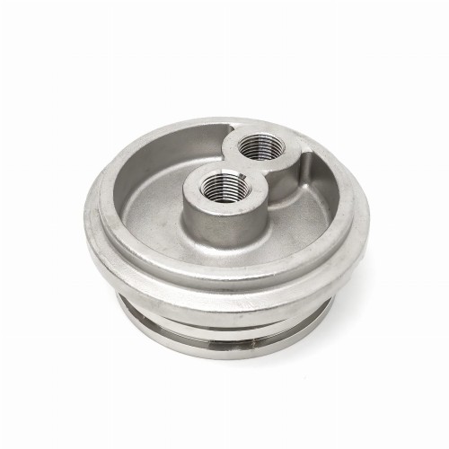 Korek obudowy membrany 4" nierdzewny 2 x 1/2"  (zamiennik plastikowych)
